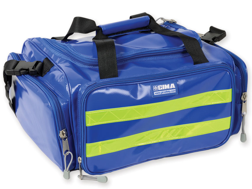 Borsa Emergenza Gima Pronto Soccorso Pvc Completa Blu