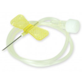 AGO BUTTERFLY 20G L/L - sterile - colore giallo - confezione da 100 pezzi -  Aghi Butterfly (Microperfusori) - Aghi Siringhe Infusione - MONOUSO E  CONSUMABILE