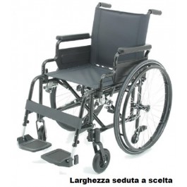 Sedia a rotelle per invalidi pieghevole a doppia crociera 103NL Plus