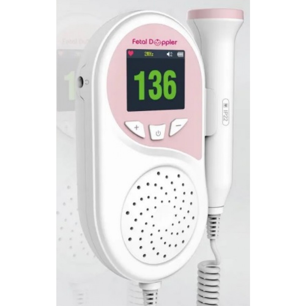 I100 BLE Doppler rilevatore di battito cardiaco fetale cura del bambino  portatile per uso domestico per misuratore di impulsi fetali in gravidanza