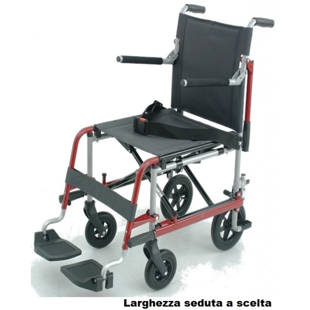 Sedia a rotelle per anziani e disabili da transito PIAI 101 Emer