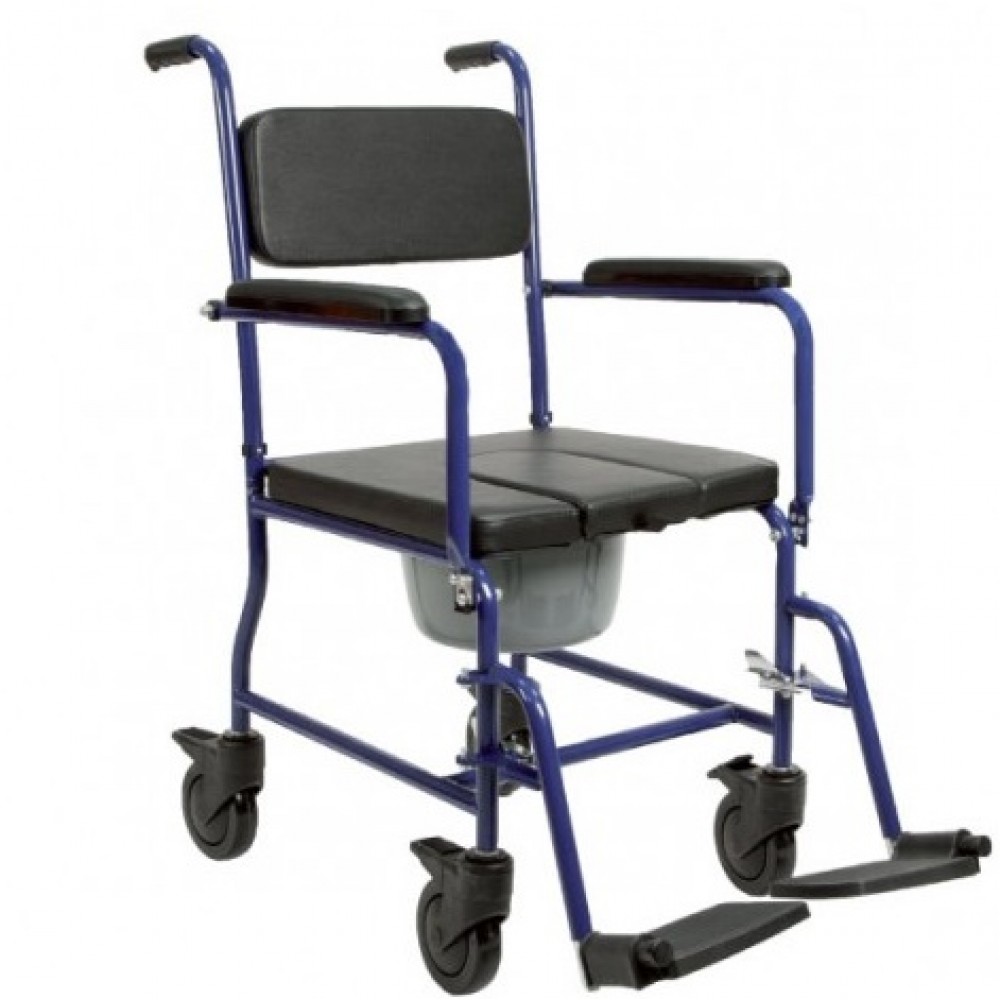 Sedia comoda 4 funzioni per anziani e/o disabili, completa con