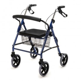 ROLLATOR PER DISABILI PIEGHEVOLE CON SEDILE E CESTINO - KSP CA882L